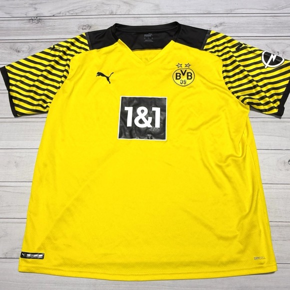 Puma Other - Puma Borussia Dortmund Soccer Jersey Mens XXL Yellow 2021-2022 Home Bundesliga